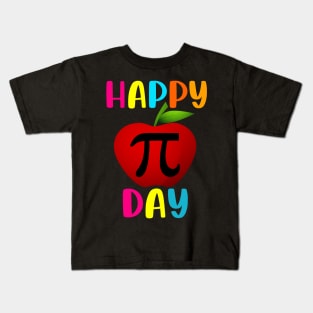 Happy Pi Day Math Teacher boys girls Pi day Kids T-Shirt